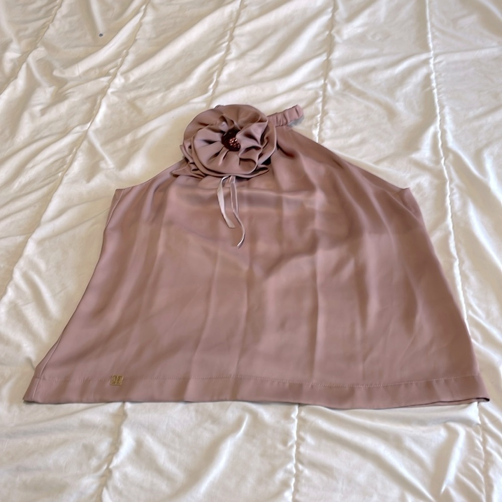 Gil Santucci Rose Pink Halter Top Size Medium